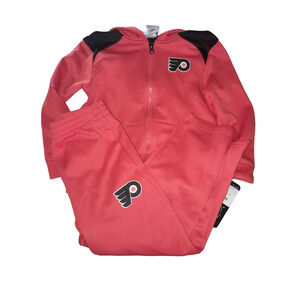 NHL KIDS FLYERS TRACK SUIT PANTS AND JACKET 4T NWT